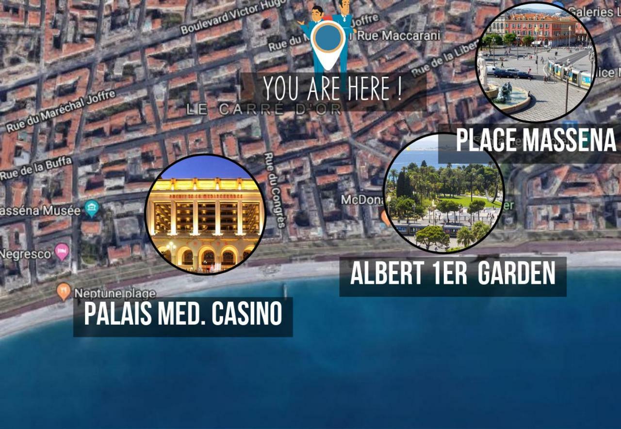 Nestor&Jeeves - Palais Marie Prestige - Central - Close Sea Nice Dış mekan fotoğraf